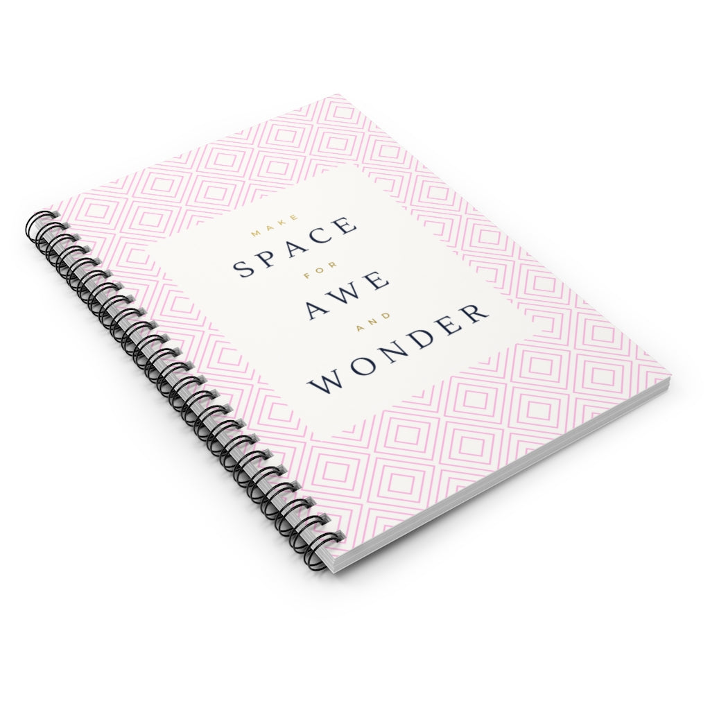 Awe & Wonder Notebook - Light Pink