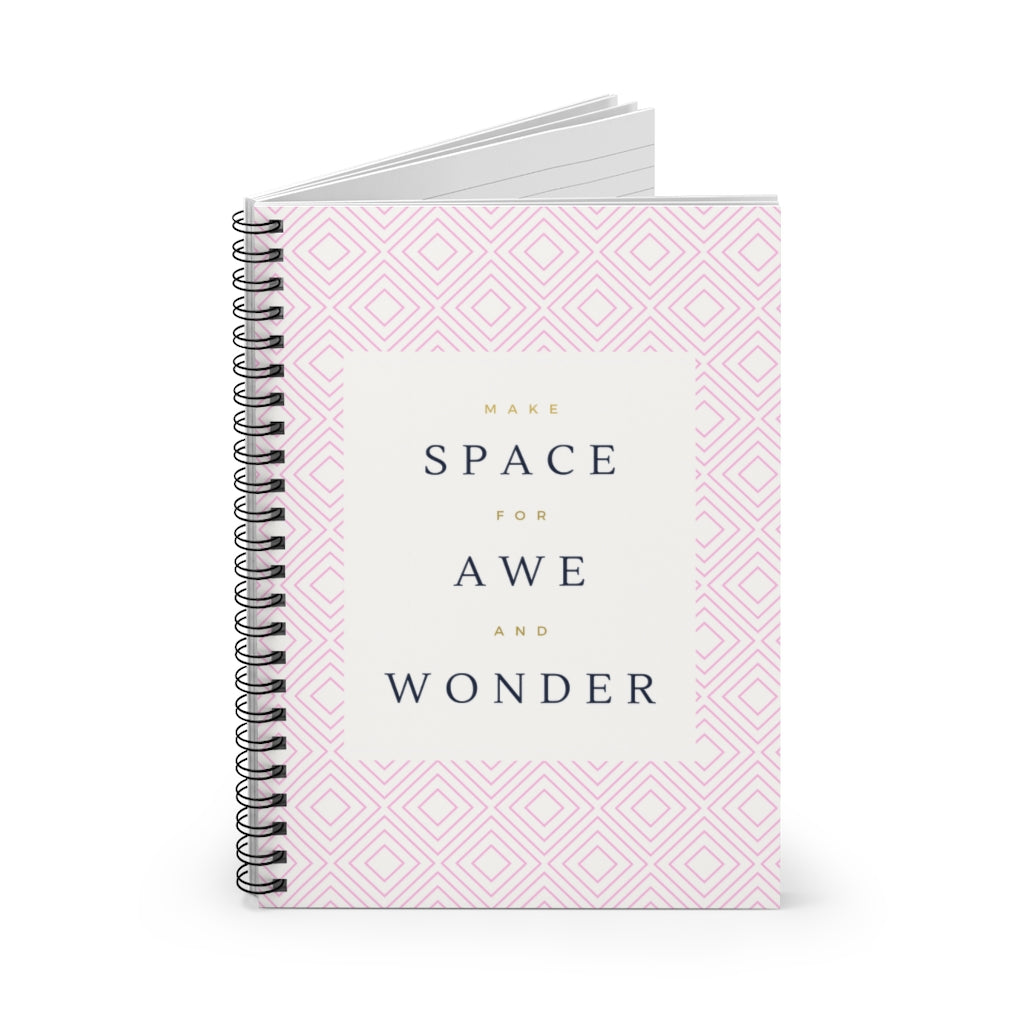 Awe & Wonder Notebook - Light Pink